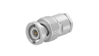 COAXIAL CONNECTOR, BNC, 75 Ohm, Straight cable plug (male)