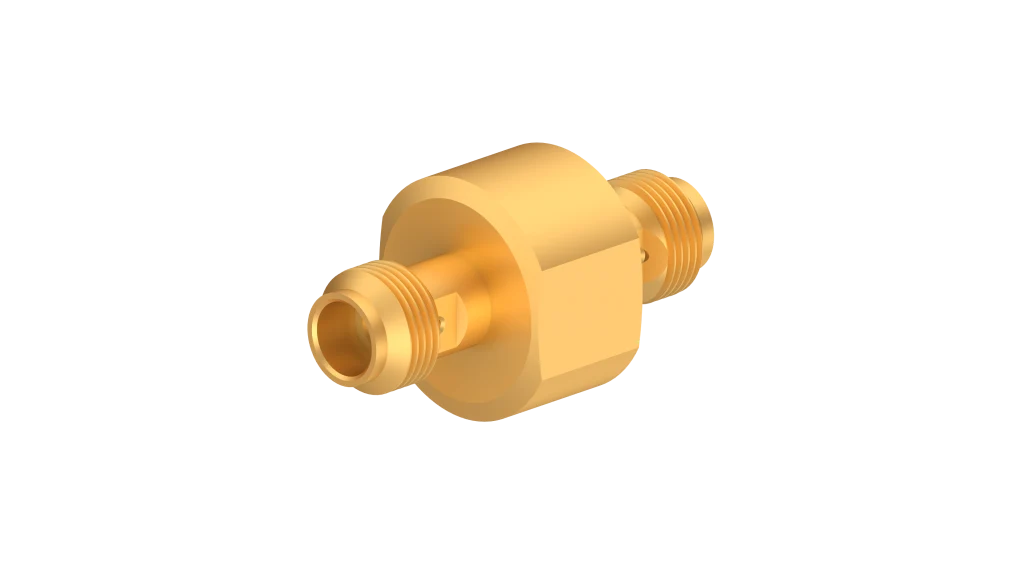 COAXIAL ADAPTER, PC 1, 50 Ohm, jack / jack (female / female)