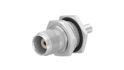 COAXIAL CONNECTOR, TNC, 50 Ohm, Straight bulkhead cable jack (female)