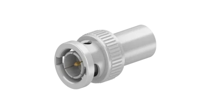 COAXIAL CONNECTOR, BNC, 75 Ohm, Straight cable plug (male)