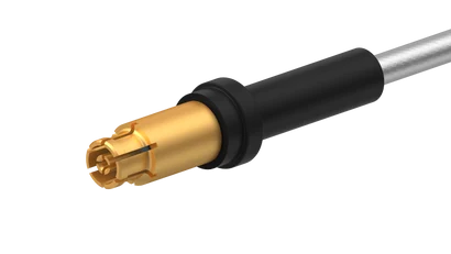 COAXIAL CONNECTOR, SMPM, 50 Ohm, Straight cable jack (female)
