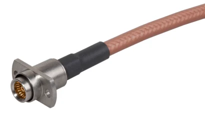 COAXIAL CONNECTOR, BMA, 50 Ohm, Straight panel cable jack (female), flange mount