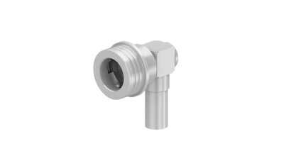 COAXIAL CONNECTOR, QN, 50 Ohm, Right angle cable plug (male)