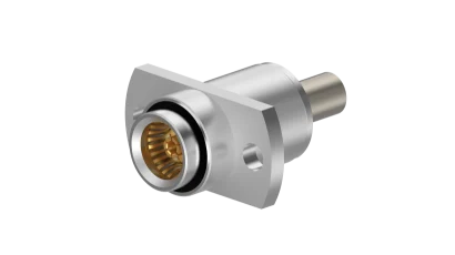 COAXIAL CONNECTOR, BMA, 50 Ohm, Straight panel cable jack (female), flange mount