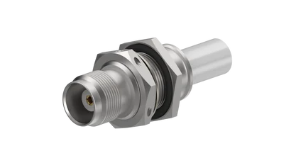 COAXIAL CONNECTOR, TNC, 50 Ohm, Straight bulkhead cable jack (female), High salt mist resistant (SS316L)