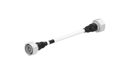 Standard Plenum Jumper,  ø6.2 mm, 6 GHz, 4.3-10 (male), 4.3-10 (male), 50 Ohm