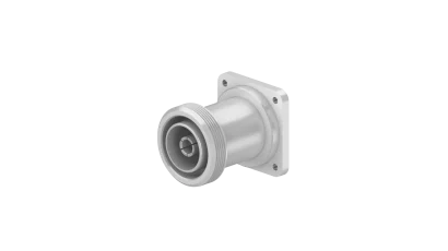 COAXIAL CONNECTOR, 7/16, 50 Ohm, Straight panel cable jack (female), flange mount
