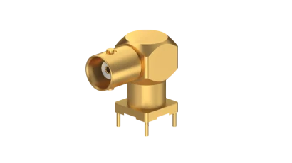COAXIAL CONNECTOR, BNC, 50 Ohm, Right angle PCB jack (female)