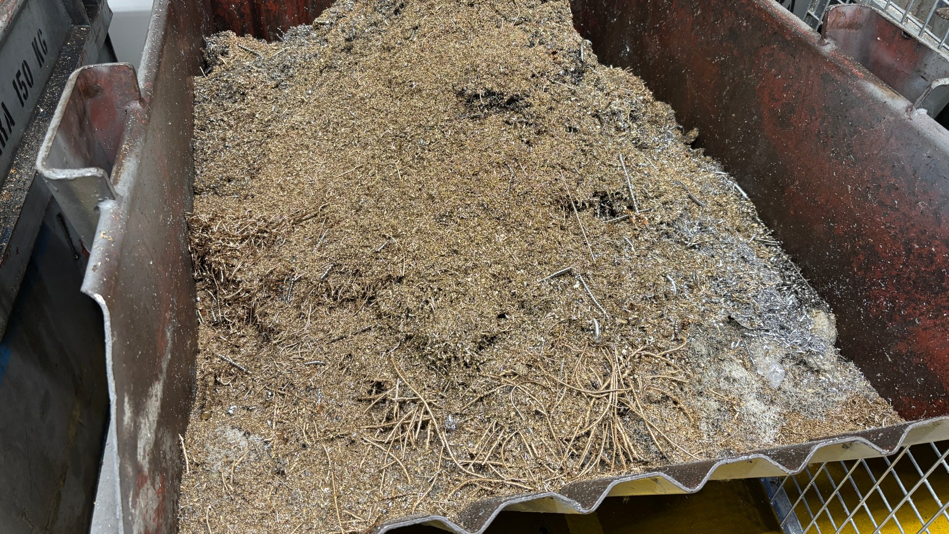 Brass scrap from production
