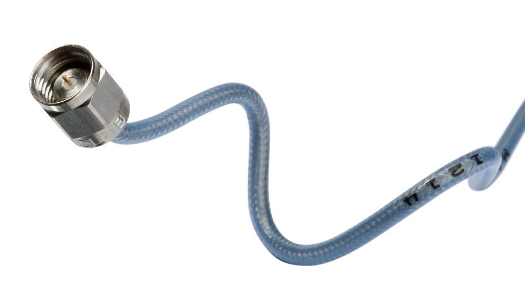 Blaues Minibend Kabel-Assembly