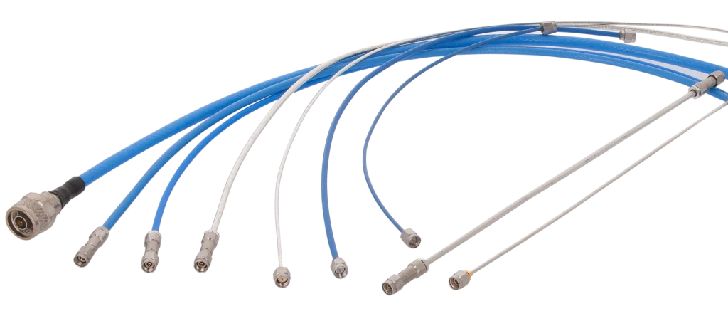 HUBER+SUHNER phase invariant cable assemblies