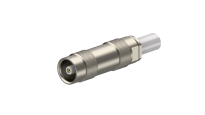 COAXIAL CONNECTOR, QLA-01, 50 Ohm, Straight cable jack (female)