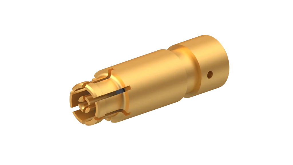 COAXIAL CONNECTOR, SMPM, 50 Ohm, Straight cable jack (female)