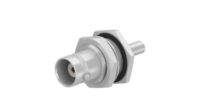 COAXIAL CONNECTOR, BNC, 50 Ohm, Straight bulkhead cable jack (female)