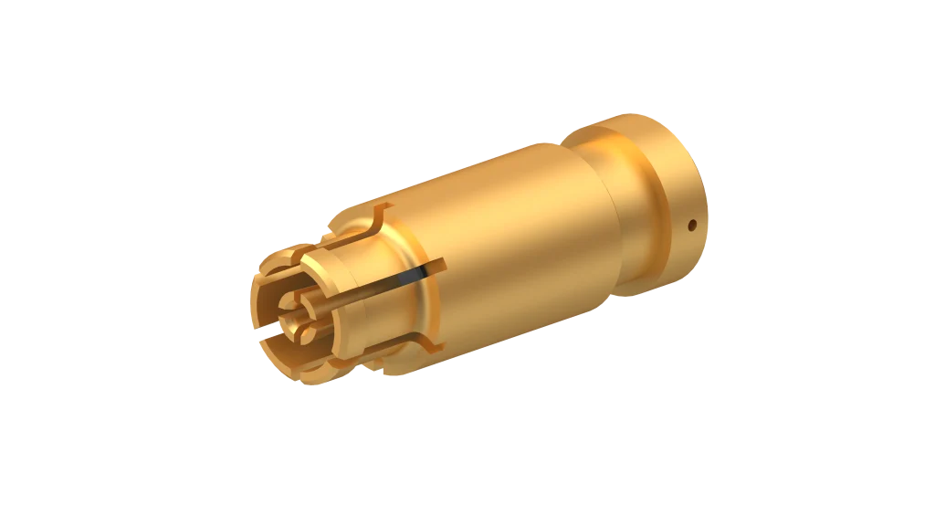 COAXIAL CONNECTOR, SMPM, 50 Ohm, Straight cable jack (female)