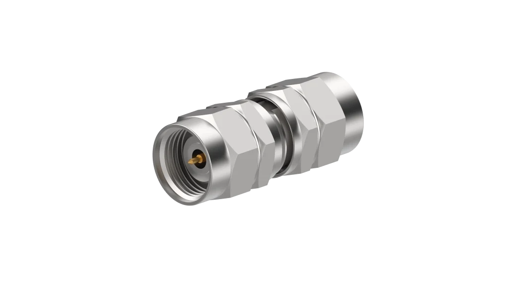 COAXIAL ADAPTER, PC 1.85, 50 Ohm, plug / plug (male / male)