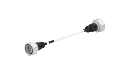 Standard Plenum Jumper,  ø3.65 mm, 6 GHz, 4.3-10 (male), 4.3-10 (male), 50 Ohm
