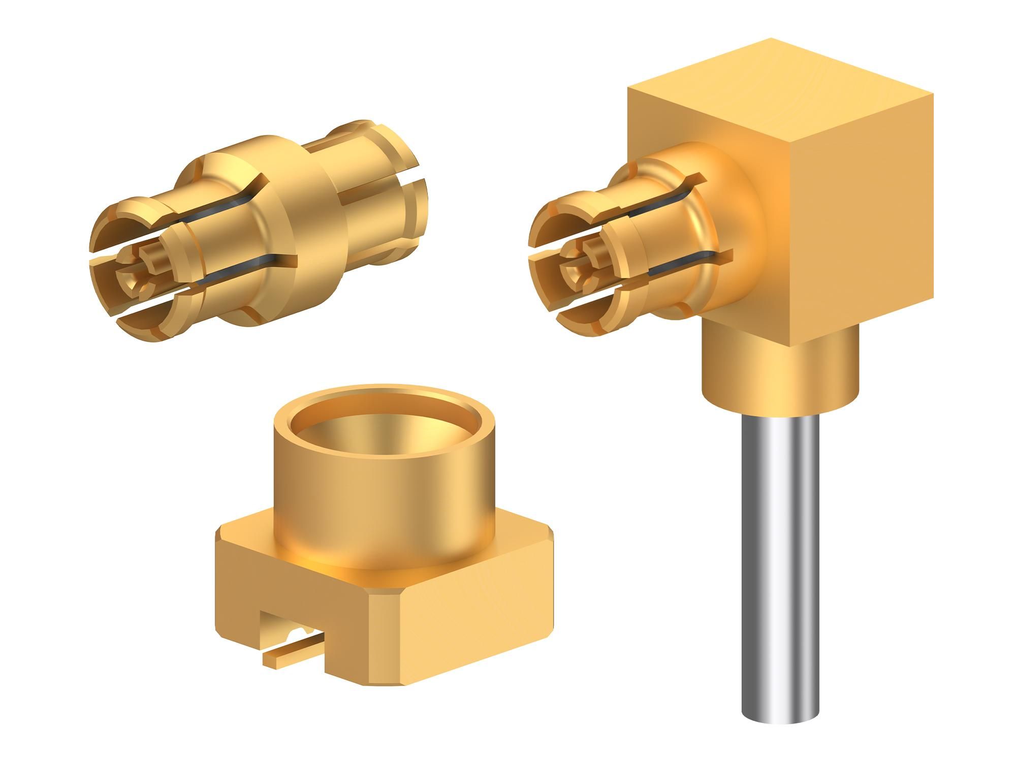 three different SMPM connectors