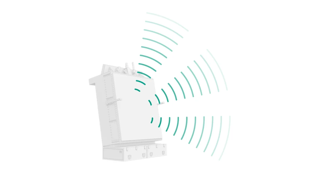 Radar antenna emitting signal waves for sensing, detection and tracking applications Radar antenna emitting signal waves for sensing, detection and tracking applications