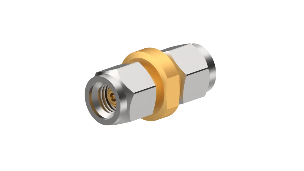 COAXIAL ADAPTER, PC 1, 50 Ohm, plug / plug (male / male)