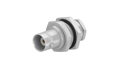 COAXIAL CONNECTOR, BNC, 50 Ohm, Straight bulkhead cable jack (female)