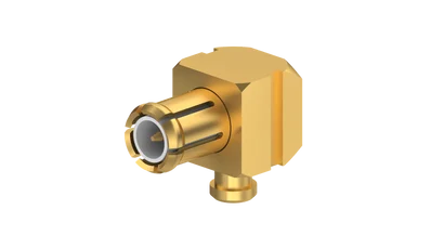 COAXIAL CONNECTOR, MCX, 50 Ohm, Right angle cable plug (male)