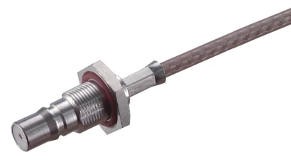 COAXIAL CONNECTOR, QMA, 50 Ohm, Straight bulkhead cable jack (female)