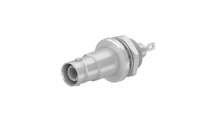 COAXIAL CONNECTOR, SHV, 50 Ohm, Straight bulkhead receptacle, jack (female)