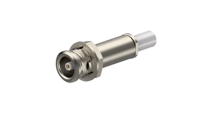 COAXIAL CONNECTOR, QLA-01, 50 Ohm, Straight bulkhead cable jack (female)