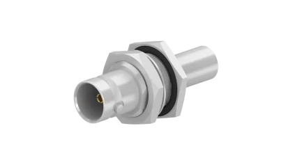 COAXIAL CONNECTOR, BNC, 75 Ohm, Straight bulkhead cable jack (female)