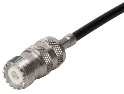 COAXIAL CONNECTOR, UHF, X Ohm, Straight cable jack (female)