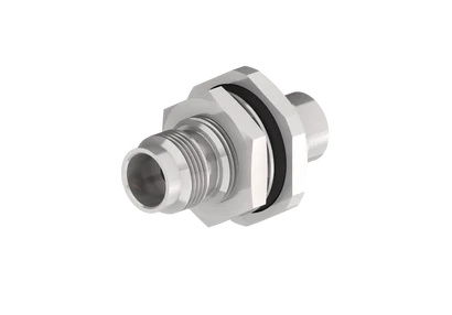 COAXIAL CONNECTOR, SMA, 50 Ohm, Straight bulkhead cable jack (female), High salt mist resistant (SS316L)
