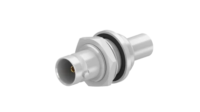 COAXIAL CONNECTOR, BNC, 75 Ohm, Straight bulkhead cable jack (female)