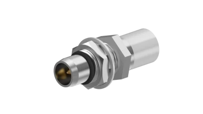 COAXIAL CONNECTOR, BMA, 50 Ohm, Straight bulkhead cable plug (male)