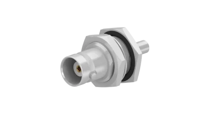 COAXIAL CONNECTOR, BNC, 50 Ohm, Straight bulkhead cable jack (female)