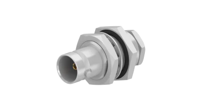 COAXIAL CONNECTOR, BNC, 75 Ohm, Straight bulkhead cable jack (female)