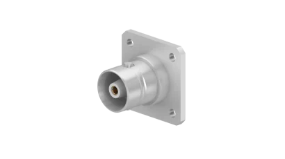 COAXIAL CONNECTOR, C, 50 Ohm, Straight panel receptacle, jack (female), flange mount