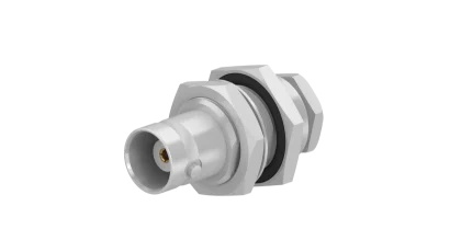 COAXIAL CONNECTOR, BNC, 50 Ohm, Straight bulkhead cable jack (female)