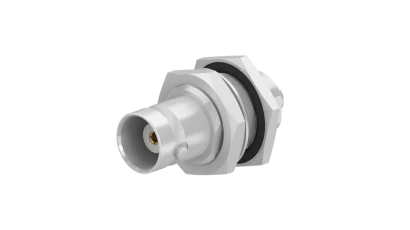 COAXIAL CONNECTOR, BNC, 50 Ohm, Straight bulkhead cable jack (female)