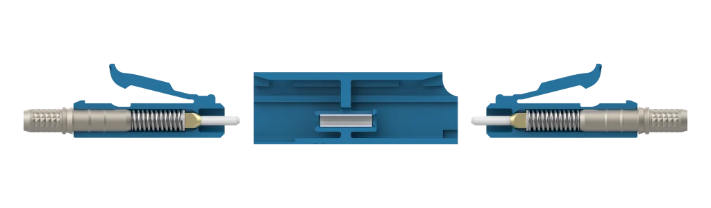 LC unmated connector