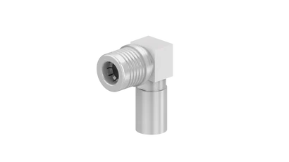 COAXIAL CONNECTOR, QMA, 50 Ohm, Right angle cable plug (male)