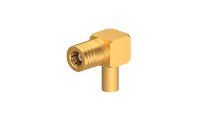 COAXIAL CONNECTOR, SMB, 50 Ohm, Right angle cable plug (male)