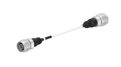 Standard Plenum Jumper,  ø3.65 mm, 6 GHz, N (male), N (male), 50 Ohm