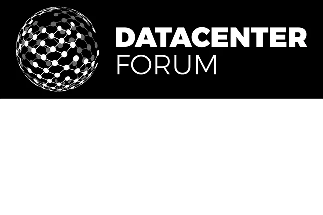 Datacenter Forum logo with white font on black background Datacenter Forum logo with white font on black background