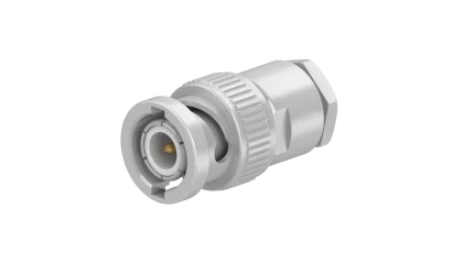 COAXIAL CONNECTOR, BNC, 50 Ohm, Straight cable plug (male)