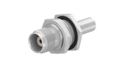 COAXIAL CONNECTOR, TNC, 50 Ohm, Straight bulkhead cable jack (female)
