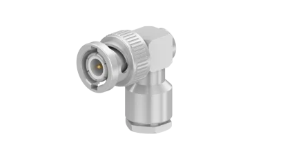 COAXIAL CONNECTOR, BNC, 50 Ohm, Right angle cable plug (male)