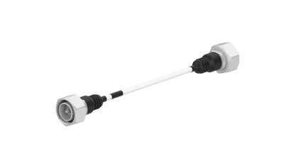 Standard Plenum Jumper,  ø4.1 mm, 6 GHz, 4.3-10 (male), 4.3-10 (male), 50 Ohm
