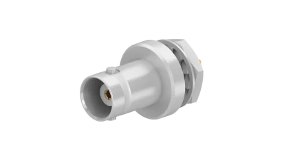 COAXIAL CONNECTOR, BNC, 50 Ohm, Straight bulkhead receptacle, jack (female)