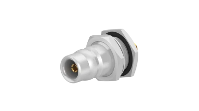 COAXIAL CONNECTOR, QN, 50 Ohm, Straight bulkhead cable jack (female)